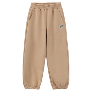 nbakids童装2025冬季新款男女童休闲长裤儿童加厚长裤K254TP070P