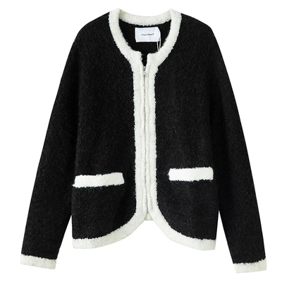 damaskeen开衫V领外穿毛衣