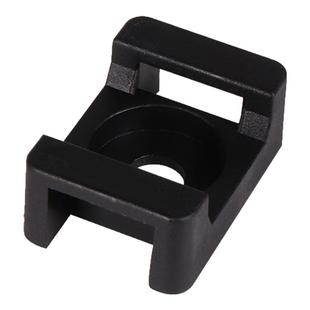 HC马鞍形扎带固定座线卡子螺丝孔型电线固定座卡扣电缆线夹理线器