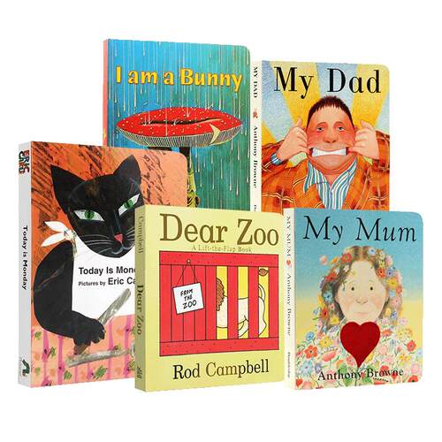 【自营】dear zoo 亲爱的动物园 我爸爸我妈妈绘本 my dad my mum 儿童启蒙英语绘本 幼儿启蒙早教书 我爸爸我妈妈 英语启蒙绘本