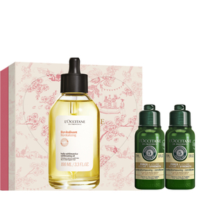 欧舒丹5合1草本菁纯精华油头发护发精油焕发油留香男女礼盒礼物