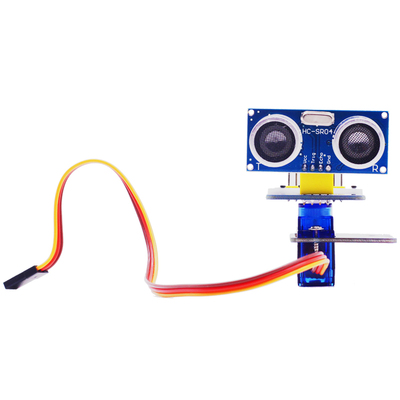 9g舵机云台sg90智能送超声波避障