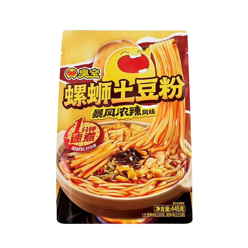 臭宝暴风浓辣螺蛳土豆粉445g