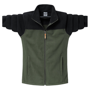 猎远秋冬季抓绒衣男士开衫摇粒绒外套女冲锋衣内胆保暖加厚加大码