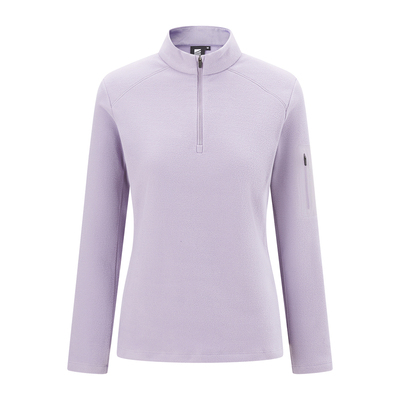 ROCK&ICE半高领抗静电抓绒衣女