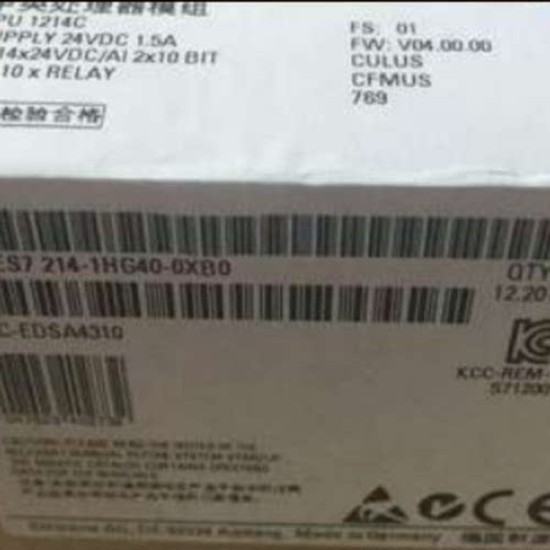 议价6ES7214-1HG40-0XB0西门子CPU模块全新现货6ES72141HG400XB0
