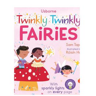 【预售】闪闪发光的小精灵英文儿童绘本虚构类进口原版外版书Sam Taplin纸板书6岁-9岁The Twinkly Twinkly Fairies Usborne chi