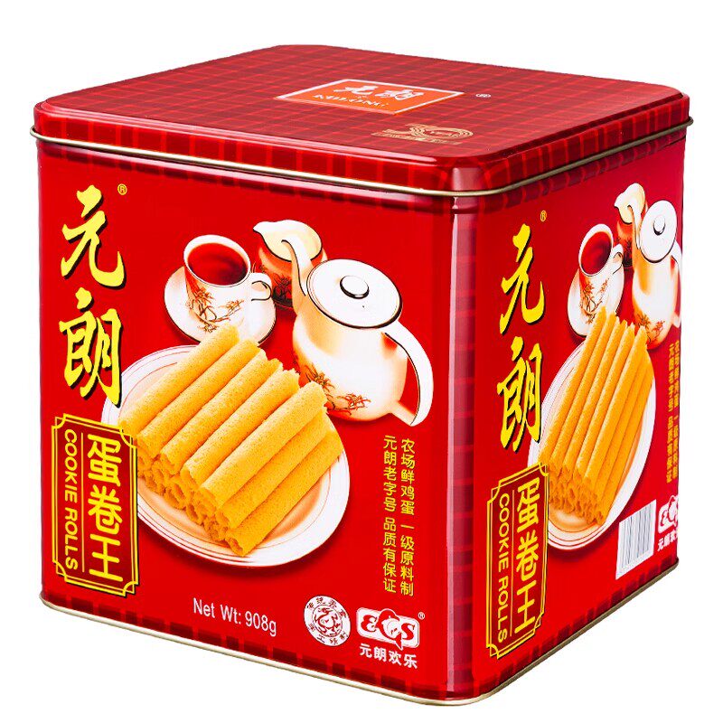 香港版元朗蛋卷王广东特产鸡蛋卷