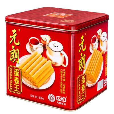 香港版元朗蛋卷王手工鸡蛋卷908g