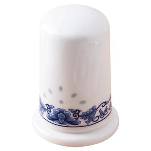 牙签筒2026新款高颜值餐饮商用骨瓷牙签盒餐具家用客厅陶瓷烟灰缸