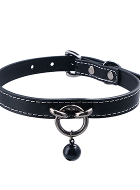 PUPPYRIDER黑色铃铛项圈