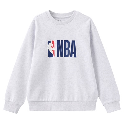 nbakids童装2025年新款儿童长袖T恤宽松舒适百搭卫衣K251TS070P