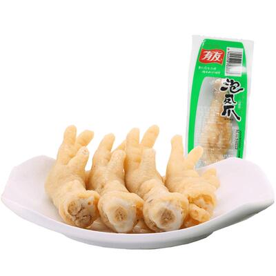 【拍1发10】有友泡椒凤爪山椒单爪追剧解馋零食即时小零食囤货R