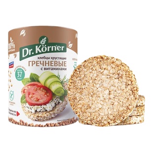 俄罗斯进口代餐米饼康纳博士粗粮代餐饼干无油无麸质添加健身食品