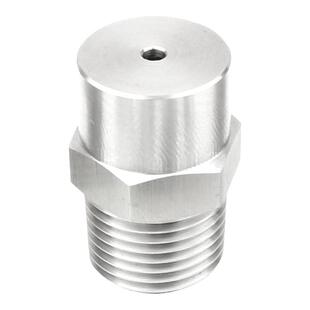 不锈钢直线0度水柱状高压清洗喷嘴水冲清洗机洗车水针工业喷头2分