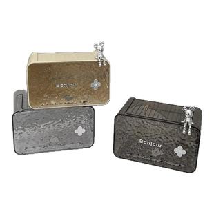 尔木萄洗脸巾收纳盒卫生间卷筒抽纸放一次性棉柔擦脸巾收纳架壁挂