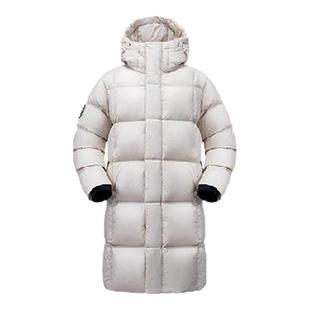 骆驼企鹅长款羽绒服女款冬季新款防风加厚保暖冬装过膝羽绒外套男