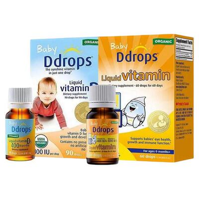 【0-1岁组合】D3+AD滴剂Ddrops