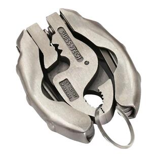 瑞士科技迷你小钳子多功能折叠钳不锈钢工具剥线钳钥匙扣螺丝刀