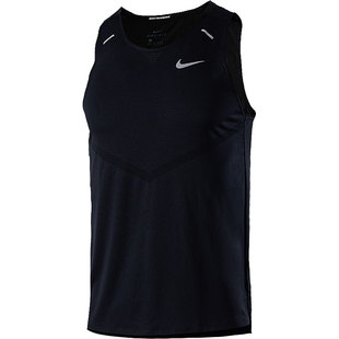 Nike/耐克正品男子夏季马拉松跑步运动无袖背心 CU5983-084