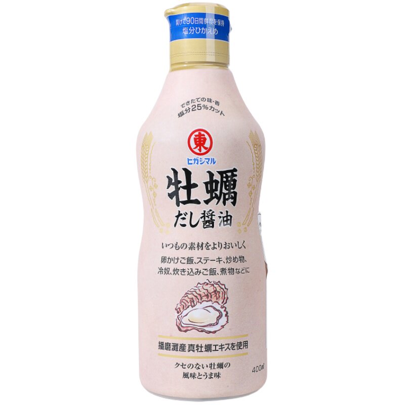 日本进口东字牡蛎酱油400ml