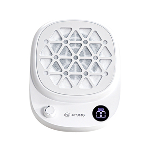 AMDMG静音迷你蓄电大吸力粉尘过滤机打磨卸指甲吸尘器美甲店专用
