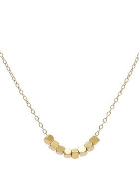 寓意八方来财！简约大气锁骨链