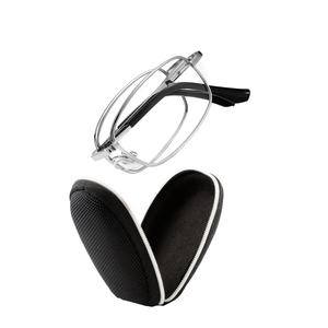 高清中老年人折叠老花镜男士防蓝光便携镜盒不伤眼睛花镜年轻女款