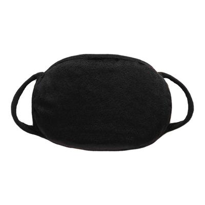 毛绒保暖口罩冬季加厚防寒防风全棉布可清洗时尚男女同款防尘骑行