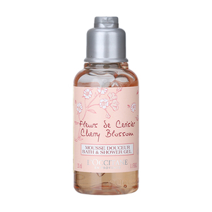 L'occitane/欧舒丹甜蜜樱花香氛沐浴啫喱35ml 绵密泡沫持久留香