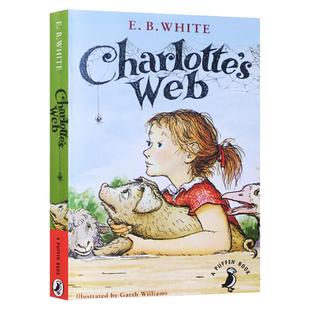 夏洛的网 英文原版 Charlotte's Web 英语原版 怀特White 儿童文学纽伯瑞奖课外阅读 搭奇迹男孩Holes 弘书阁英语文库十大儿童之一