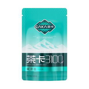 茶卡3100藏青盐320g*30袋家用家庭装无抗结剂未加碘食用盐细盐