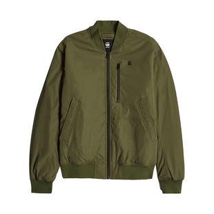 G-STAR RAW男士保暖防泼水飞行夹克春秋季痞帅立领外套潮D25508