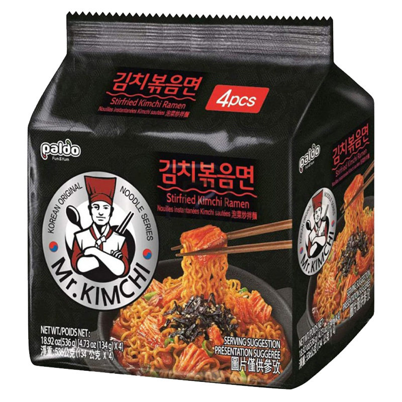paldo/八道韩国进口八道泡菜先生拌面辣白菜汤面韩国泡面拌面汤面