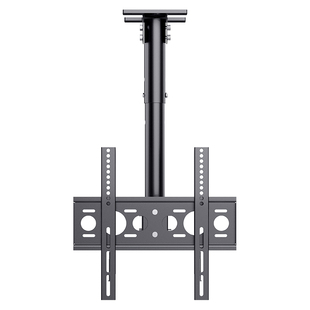 丰坤适用于小米电视机吊架天花板吊顶伸缩旋转悬挂广告双屏壁挂架