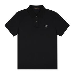 【父亲节礼物】Raidy Boer/雷迪波尔夏胸章翻领短袖T恤POLO衫7751
