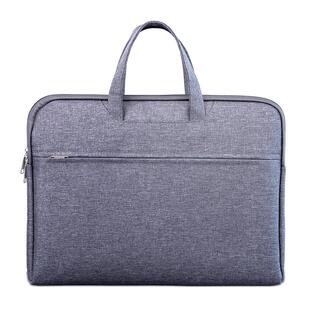 手提文件包帆布男A4文件袋手提包通勤女士商务便携式电脑包单位公务用公文包资料收纳档案袋会议包拉链式定制