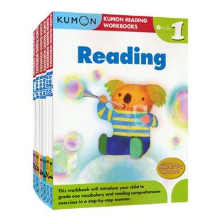 Kumon Reading Workbooks G1-G6 公文式教育英文原版 小学全年级英语阅读练习册6册套装 进口儿童教辅图书