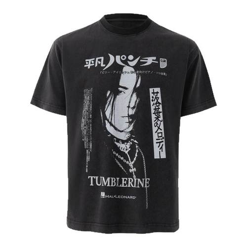 TuM/TumBlerine水洗印花短袖恶搞“落叶危机”创意印花T恤Vintage