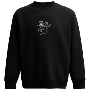 SEASONHIGH秋冬BSQ联名款时尚个性图案长袖上衣宽松圆领卫衣男装