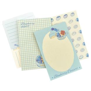 新款可爱蓝莓蛋糕A7拍纸本便签本ins高颜值学生专用可书写记事本可撕无粘性卡通笔记本留言备忘录手账素材纸