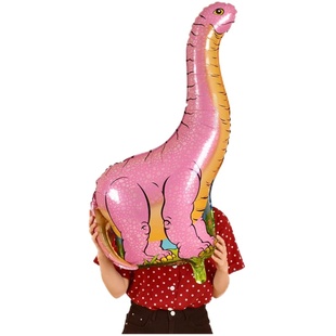 恐龙铝膜卡通气球主题场景装饰用品宝宝周岁生日布置气球儿童派对