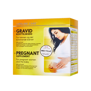 挪威Lifeline Care孕期叶酸片复合维生素备孕期孕妇dha专用鱼油