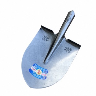 宽牌锰钢淬火钢锹本色尖头户外铁锨方头大号农用铲子园艺防汛工具