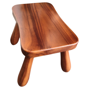 香樟原木方凳家用实木板凳客厅阳台饼干凳成人儿童学习换鞋木矮凳