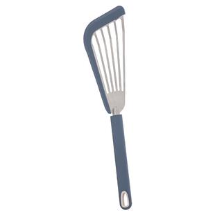 不锈钢煎鱼铲家用硅胶蝴蝶铲不粘锅专用锅铲耐高温长柄漏铲煎蛋铲