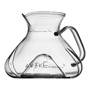 MUVNA慕威纳龙卷风萤盏分享壶V60咖啡滤杯手冲咖啡玻璃分享壶套装