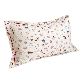 可爱卡通儿童小枕套纯棉30x50宝宝枕头套一对装40x60cm枕芯内胆套