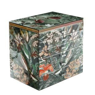 六层八层首饰收纳盒大容量FAR NEAR法式高奢精致珠宝饰品盒有镜子