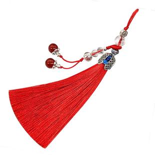 挂链水晶短绳流苏手机挂件坠子饰品配件吊饰个性女款宫铃网红古风